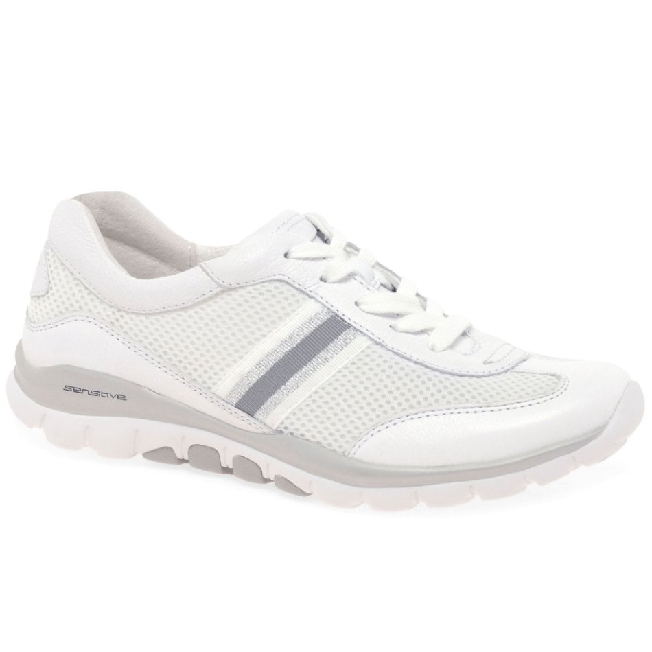 Helen Baskets De Sport Femme Blanc/argent Gabor | Exclusif